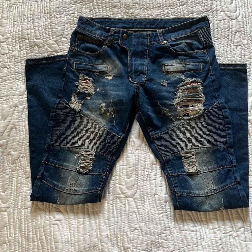 Balmain jeans men size 34 like new.